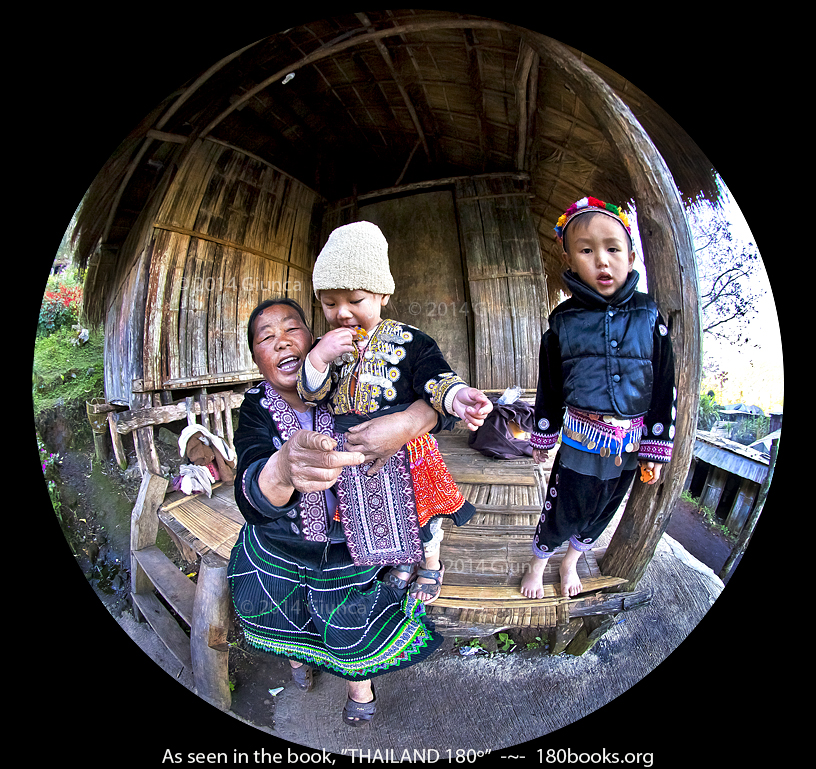 Image of A Hmong Tribe Family at Doi Pui, Chiang Mai