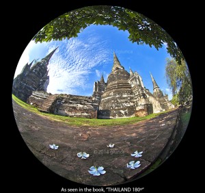 Wat Phra Si Sanphet, Ayutthaya, from the book, "THAILAND 180º"