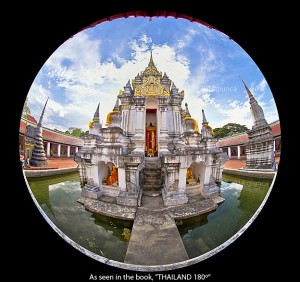 Wat Phra Boromathat Chaiya, Surat Thani, from the book, "THAILAND 180º".