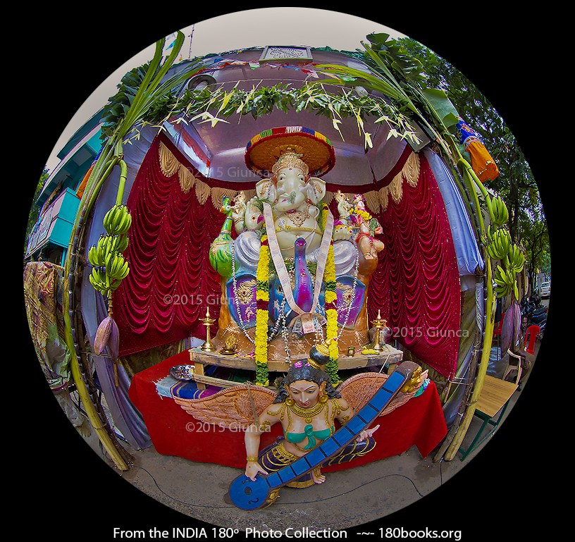 Image of A Large Statue of Ganasha, in Urban Chennai