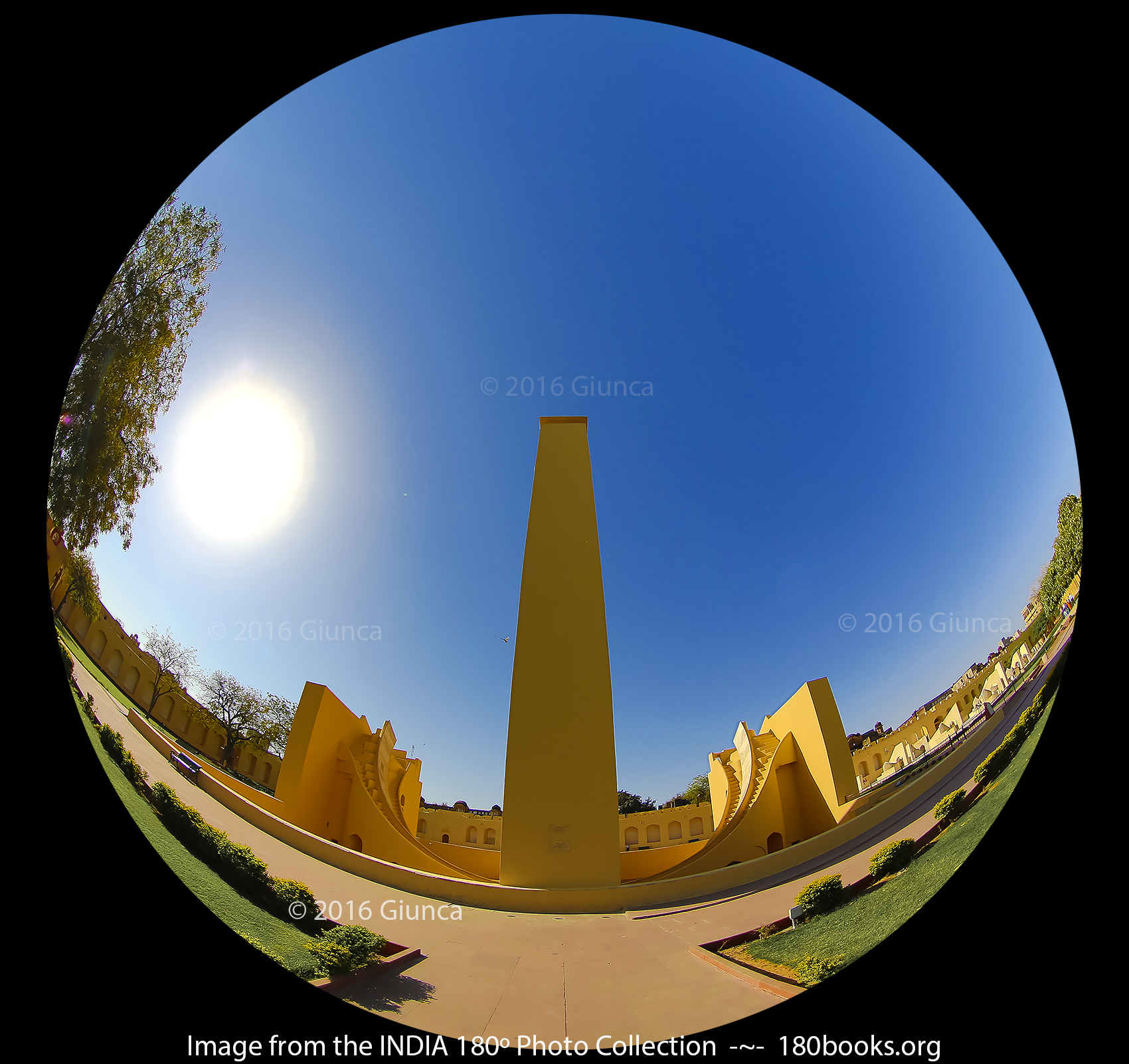 Image of The Huge Sundial in the Jantar Mantar in Jaipur, India.