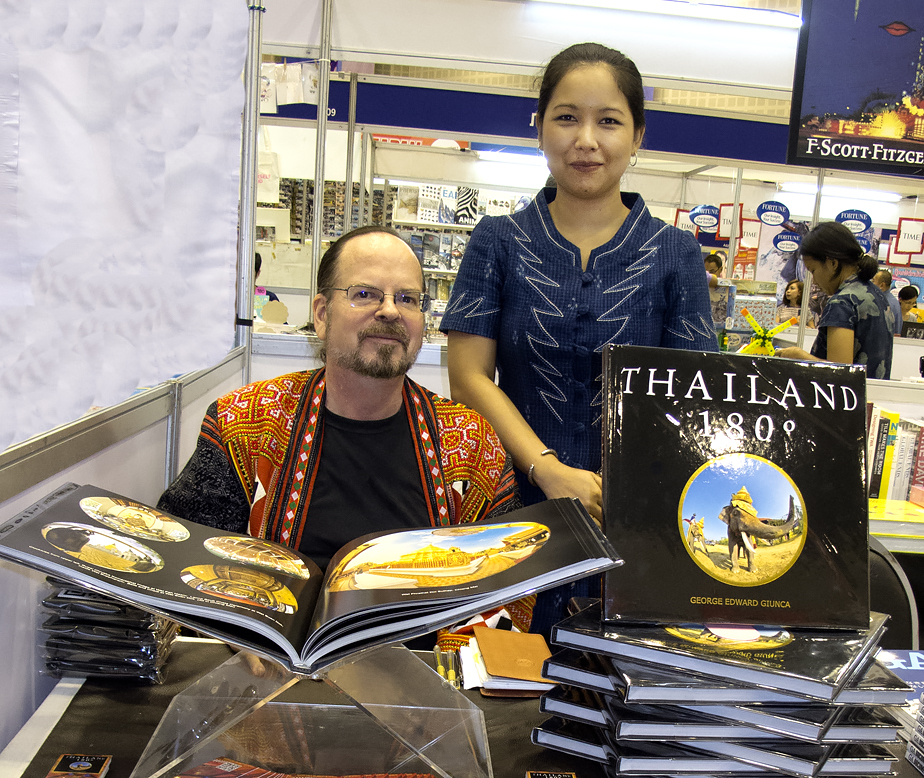 Ed and Fon at the 2016 Chiang Mai Book Fair