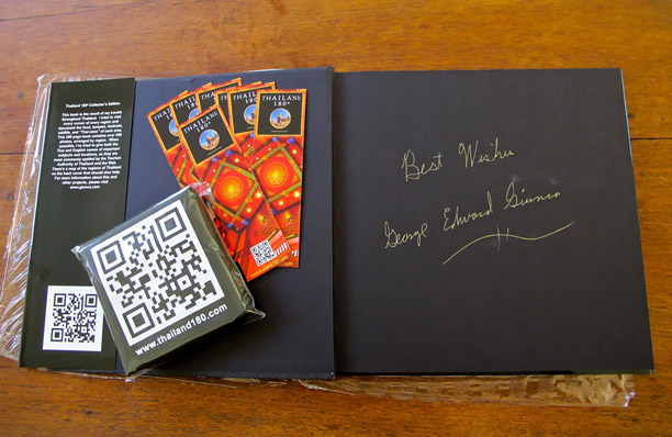 Image of THAILAND 180º Autographed book with logo bag and bookmarks