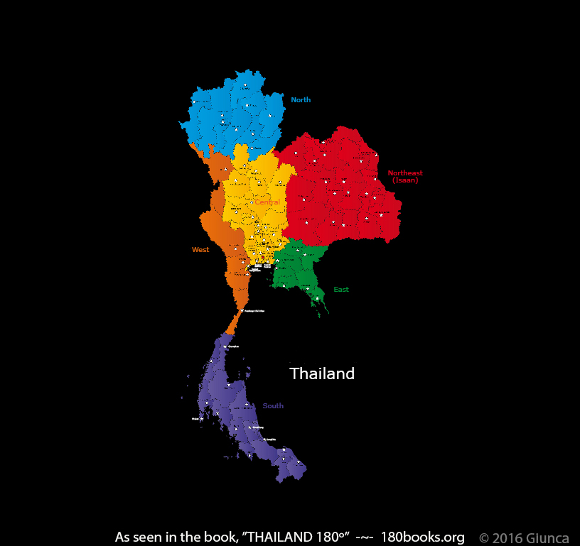 Image of Back cover of the THAILAND 180º book jacket