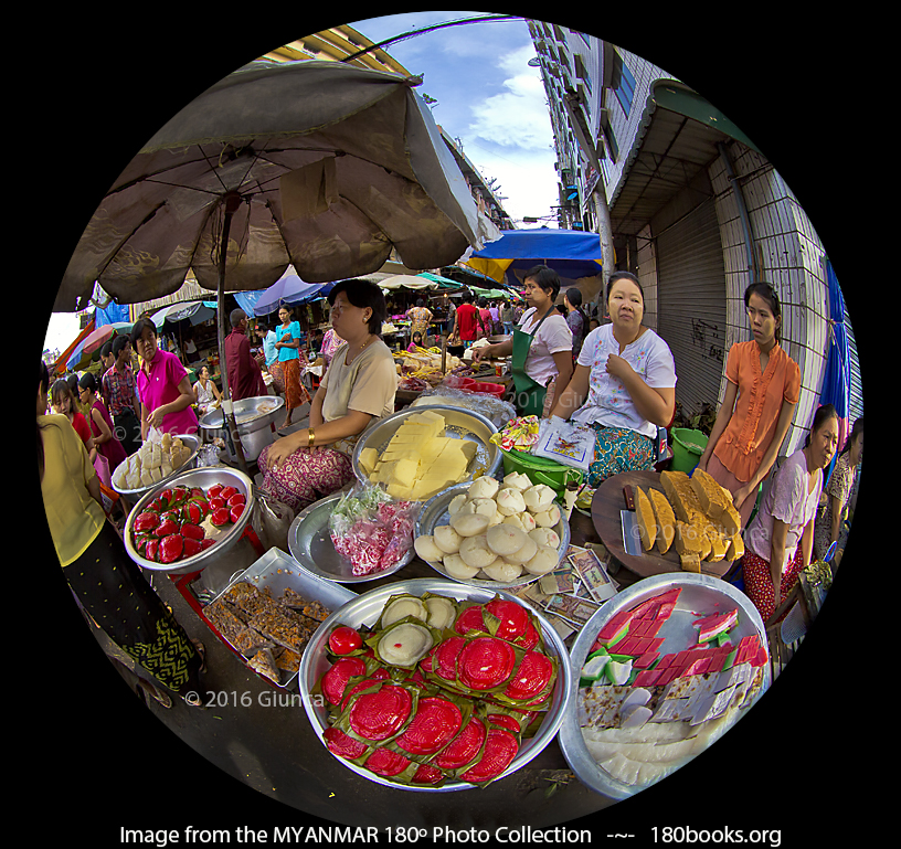 Image of Chinese treats in Yangon's Chinatown