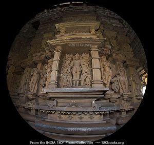 Image of A half-man and half-horse at the Khajuraho Group of Monuments, India