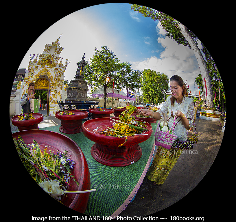 Image of Woman Giving Offerings