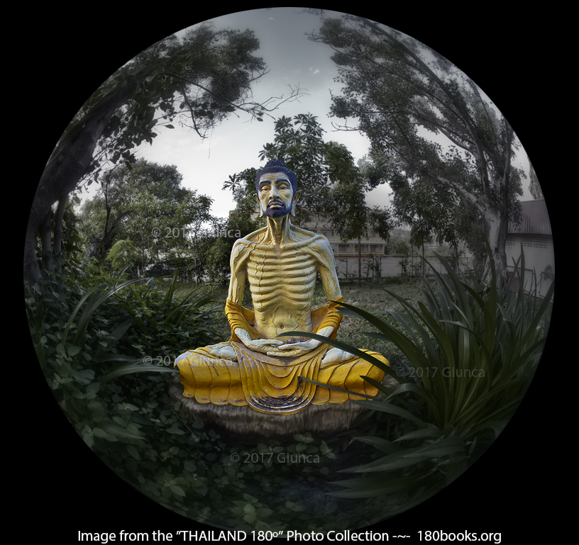 Image of Fasting Buddha image in Roi-Et, Thailand