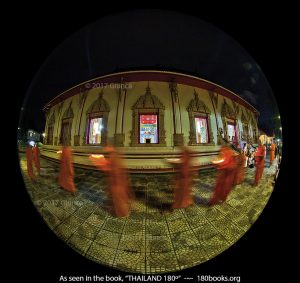 Image of Circumambulation or Wian Tian ceremony in Thailand