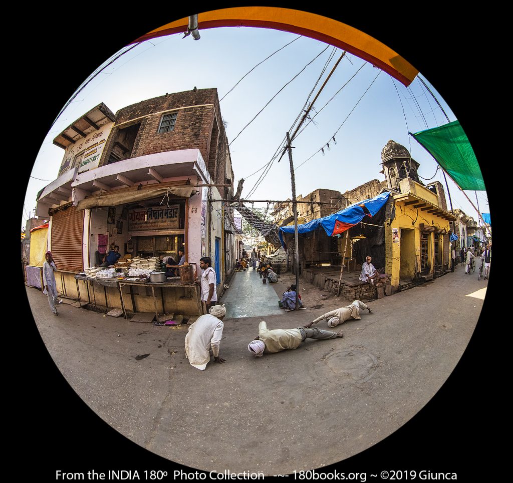 image of Pilgrims on the way to Barsana